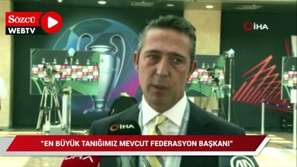 Ali Koç: Davalar için en büyük tanığımız mevcut federasyon başkanı