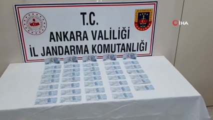 Üzerindeki sahte paralarla yakalanınca yakayı ele verdi