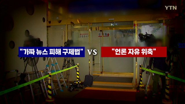 [영상] 가짜 뉴스 피해 구제법 vs 언론 자유 위축 / YTN