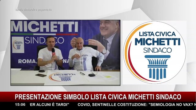 Svelato il simbolo della Lista Civica Michetti Sindaco ▷ Sarà una lista aperta a tutti
