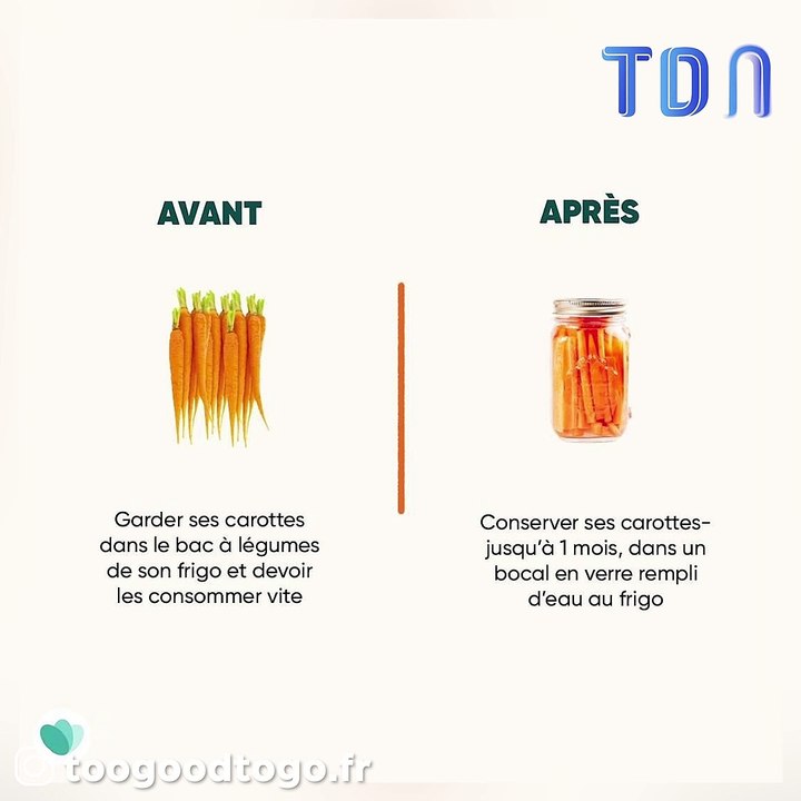 L'astuce pour conserver ses carottes plus longtemps