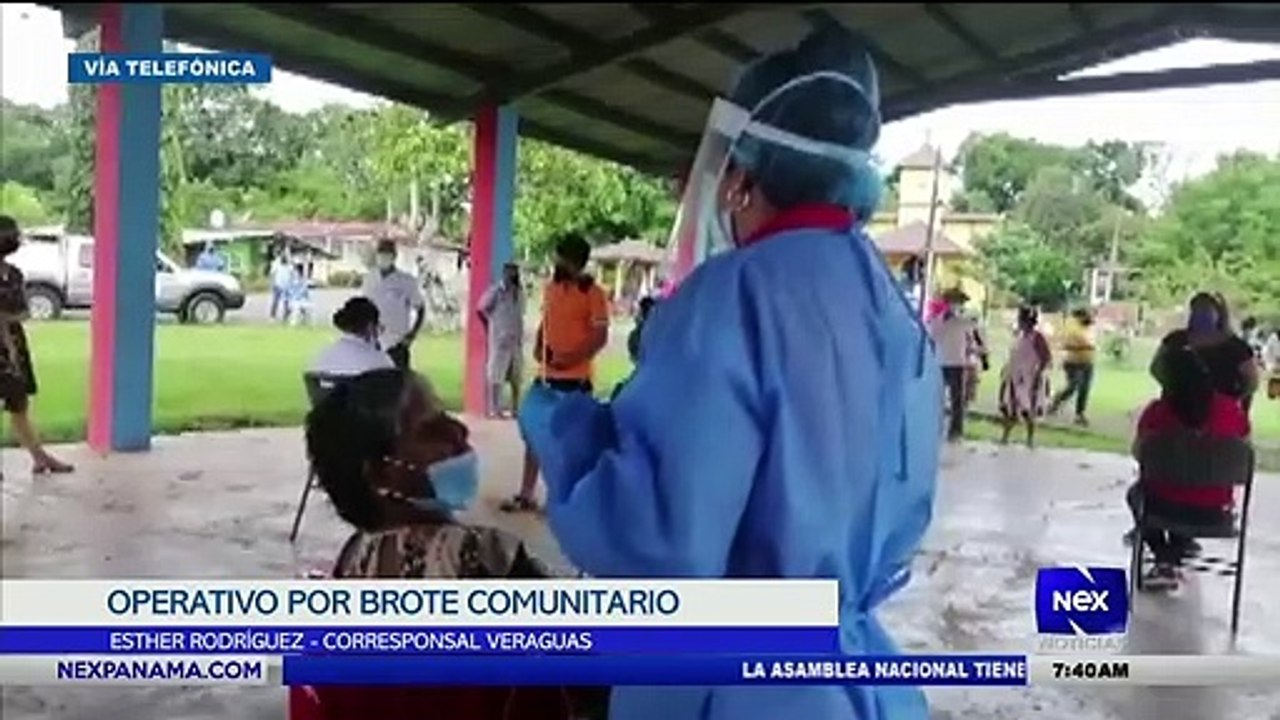 Realizan operativo por brote comunitario en Veraguas  - Nex Noticias