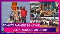 Maharashtra: Tomato Farmers In Nashik Dump Produce On Roads As Procurement Prices Down To Rs 2/kg