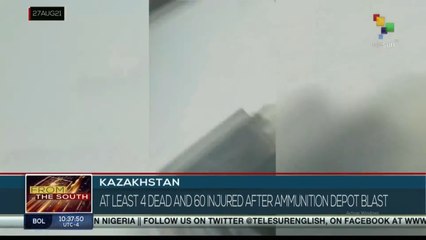 Kazakhstan: Explosion at military arms depot