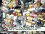 Entérate I Llegan 15 toneladas de alimentos a Mérida para atender a víctimas de las fuertes lluvias