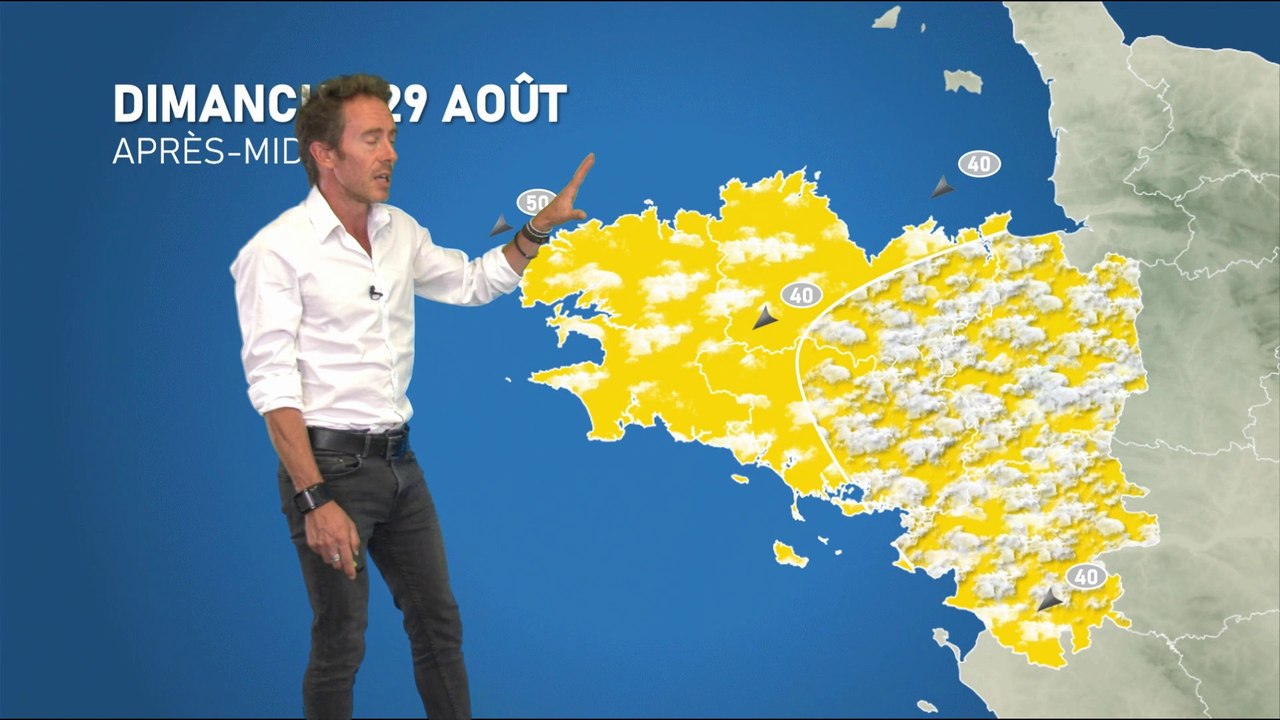Bulletin météo pour le dimanche 29 août 2021