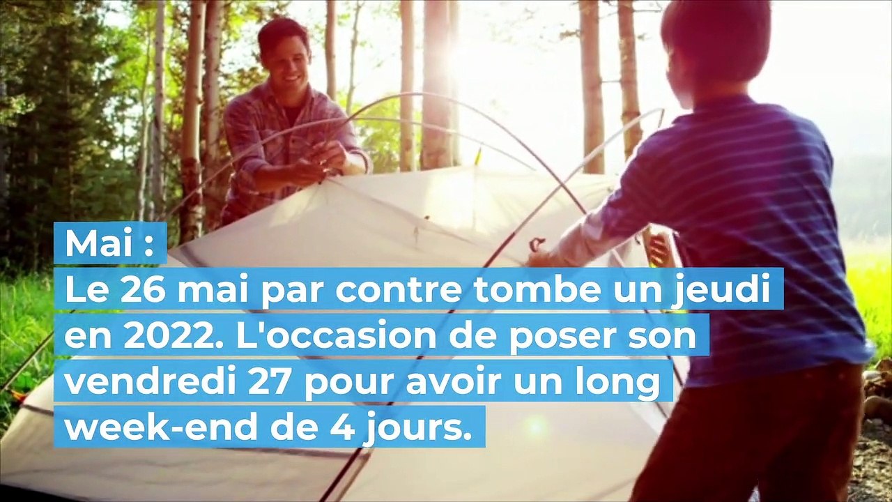 Jours fériés et ponts : comment bien poser ses congés en 2022 ?