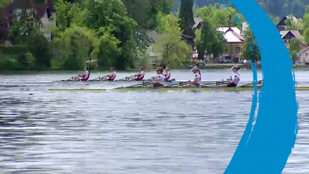 2015 World Rowing Cup I - Women's Quadruple Sculls (W4x) Final