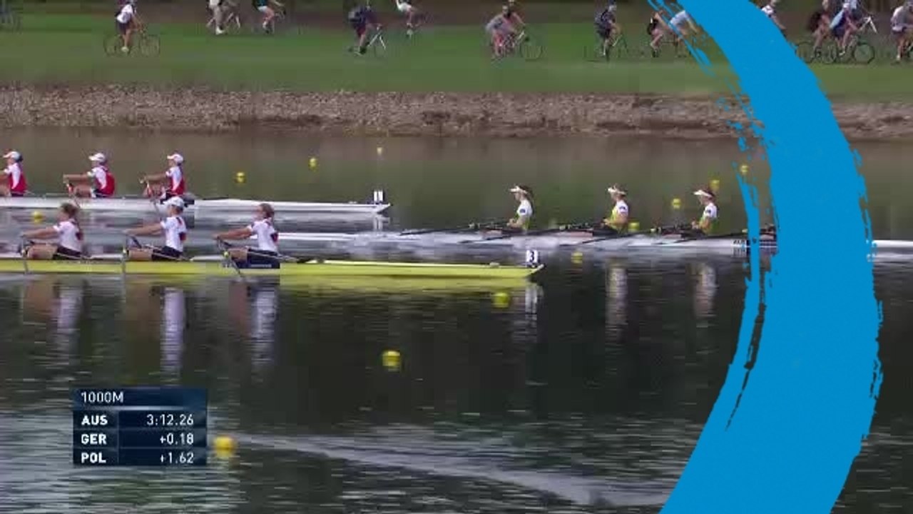 2014 World Rowing Cup I - Womens Quadruple Sculls (W4x) Final