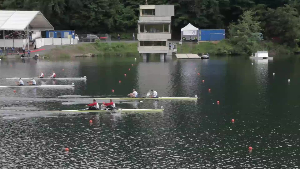 Final Olympic Qugalification Regatta in Lucerne, Switzerland (SUI) - Men's Pair (M2-) - Final