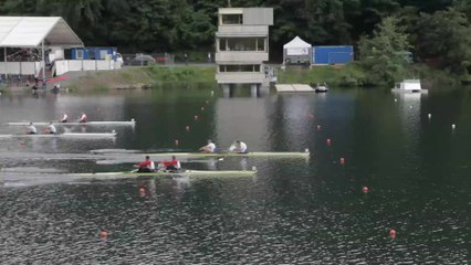 Final Olympic Qugalification Regatta in Lucerne, Switzerland (SUI) - Men's Pair (M2-) - Final