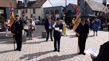 Royal British Legion centenary Torch of Remembrance service in Shoreham on August 27 2021