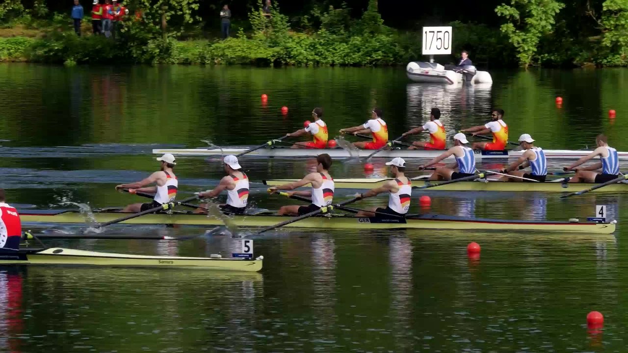 Final Olympic Qualification Regatta in Lucerne, Switzerland (SUI) - Lightweight Men's Four (LM4-) - Final