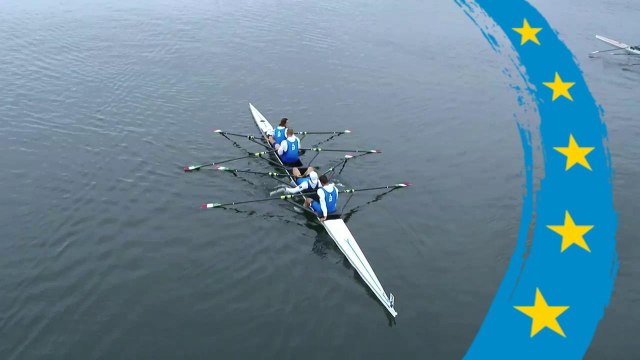 European Rowing Championships Varese ITA - Men's Quadruple Sculls Final A (M4X)