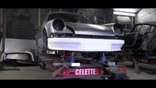 Porsche 911 restoration by Historika 911 on Celette bench