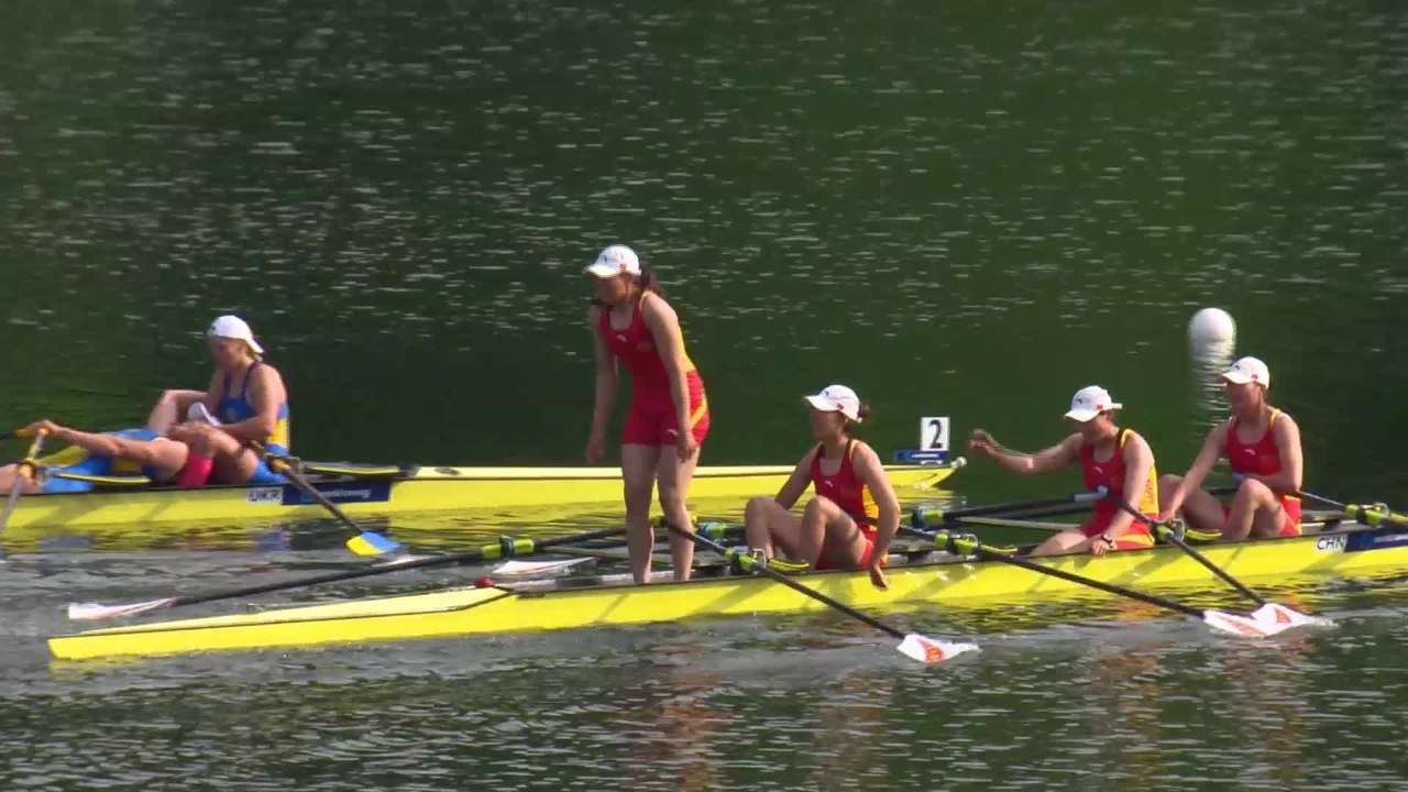 Final Olympic Qualification Regatta in Lucerne, Switzerland (SUI) - Women's Quadruple Sculls (W4x) - Final