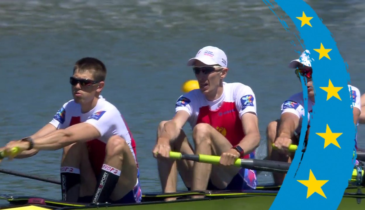 2017 European Rowing Championships - Racice, CZE - Lightweight Men's Four (LM4-) - Final A