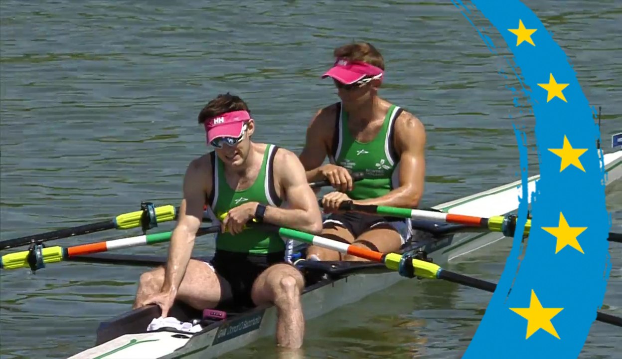2017 European Rowing Championships - Racice, CZE - Lightweight Men's Double Sculls (LM2x) - Semis A/B 1