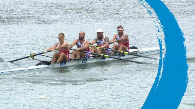 2018 World Rowing Cup II – Linz-Ottensheim (AUT) - Men's Four (M4-) Semi Final A/B 1