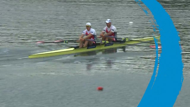 2018 World Rowing Cup II – Linz-Ottensheim (AUT) - Men's Double Sculls (M2x) Semi Final A/B 2