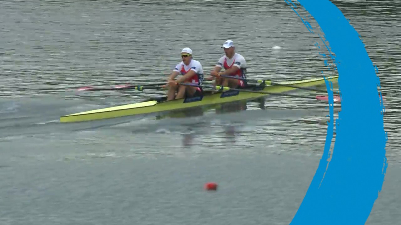 2018 World Rowing Cup II – Linz-Ottensheim (AUT) - Men's Double Sculls (M2x) Semi Final A/B 2