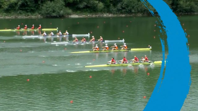 2018 World Rowing Cup II – Linz-Ottensheim (AUT) - Women's Quadruple Sculls (W4x) Repechage 2