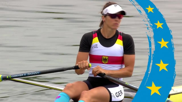 2018 European Rowing Championships - Glasgow (GBR) - Lightweight Women's Single Sculls (LW1x) Heat 1