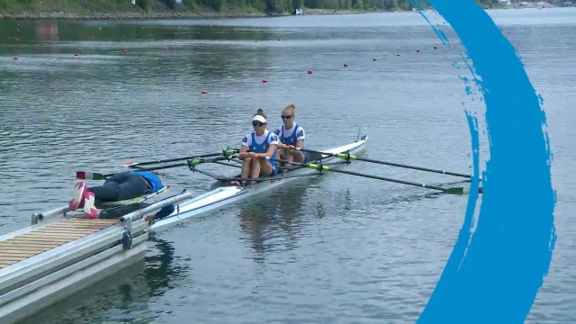 2018 World Rowing Cup II – Linz-Ottensheim (AUT) - Lightweight Women's Double Sculls (LW2x) - Final A