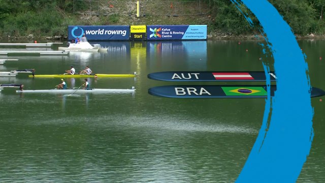 2018 World Rowing Cup II – Linz-Ottensheim (AUT) - Lightweight Men's Pair (LM2-) Final A