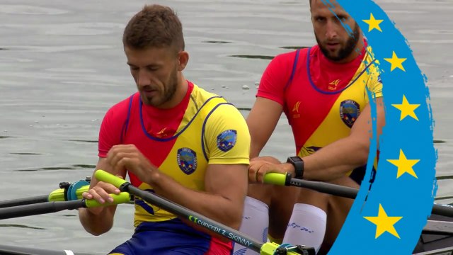 2018 European Rowing Championships - Glasgow (GBR) - Men's Double Sculls (M2x) Heat 1