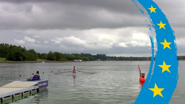 2018 European Rowing Championships - Glasgow (GBR) - Lightweight Men's Single Sculls (LM1x) Heat 2