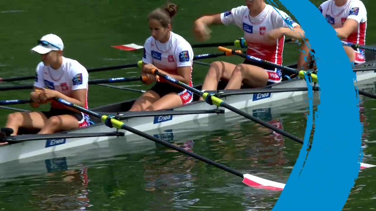 2018 World Rowing Cup II – Linz-Ottensheim (AUT) - Women's Quadruple Sculls (W4x) - Final A