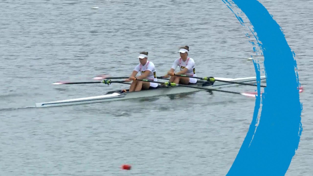 2018 World Rowing Cup II – Linz-Ottensheim (AUT) - Women's Double Sculls (W2x) Repechage 1