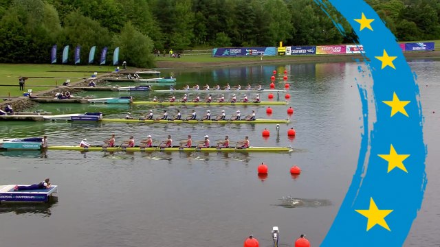 2018 European Rowing Championships - Glasgow (GBR) - Men's Eight (M8+) Heat 1