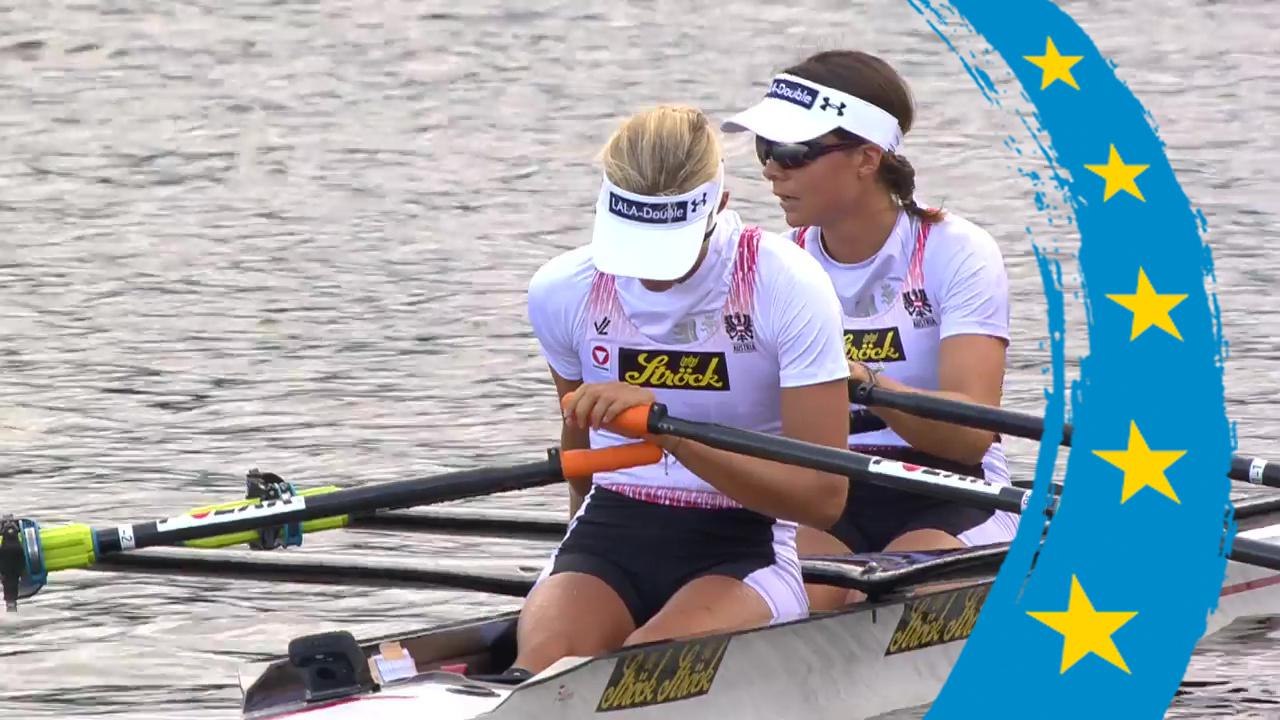 2018 European Rowing Championships - Glasgow (GBR) - Lightweight Women's Double Sculls (LW2x) Repechage 2