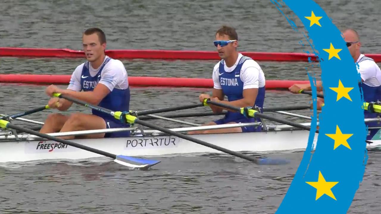 2018 European Rowing Championships - Glasgow (GBR) - Men's Quadruple Sculls (M4x) Final B