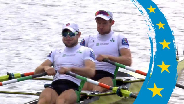 2018 European Rowing Championships - Glasgow (GBR) - Lightweight Men's Double Sculls (LM2x) Final A
