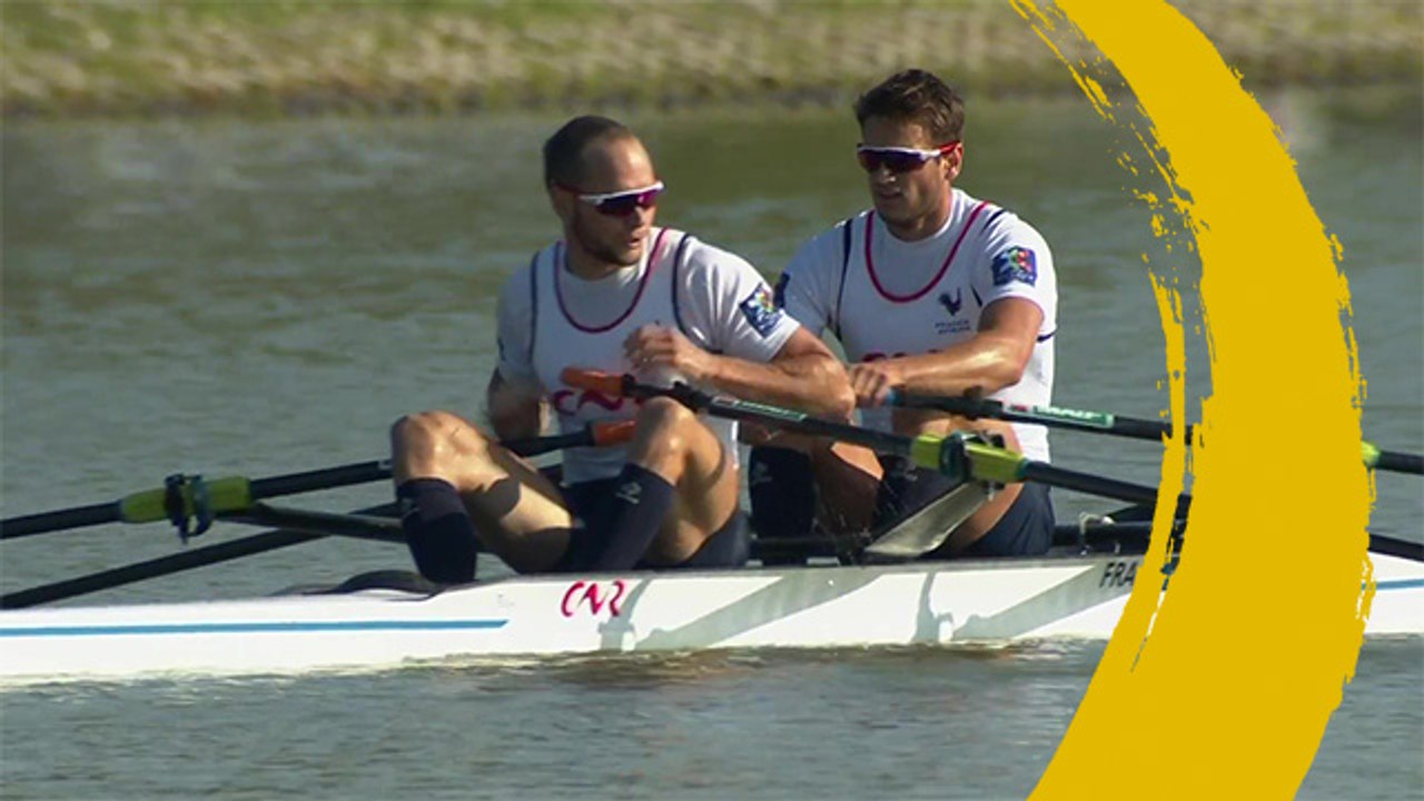 2018 FISA World Championship Plovdiv, Bulgaria - Men's Double Sculls - Semi Finals A/B 1 (M2x)