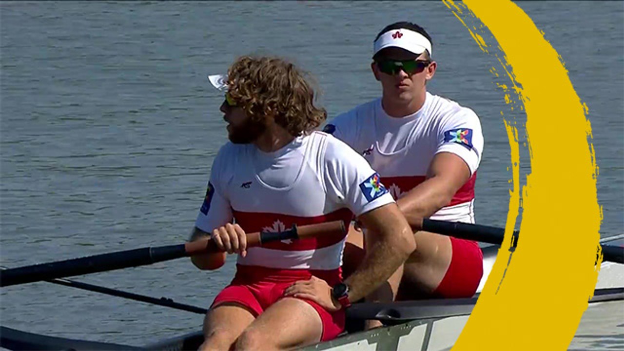 2018 FISA World Championship Plovdiv, Bulgaria - PR3 Men's Pair - Final A (PR3M2-)