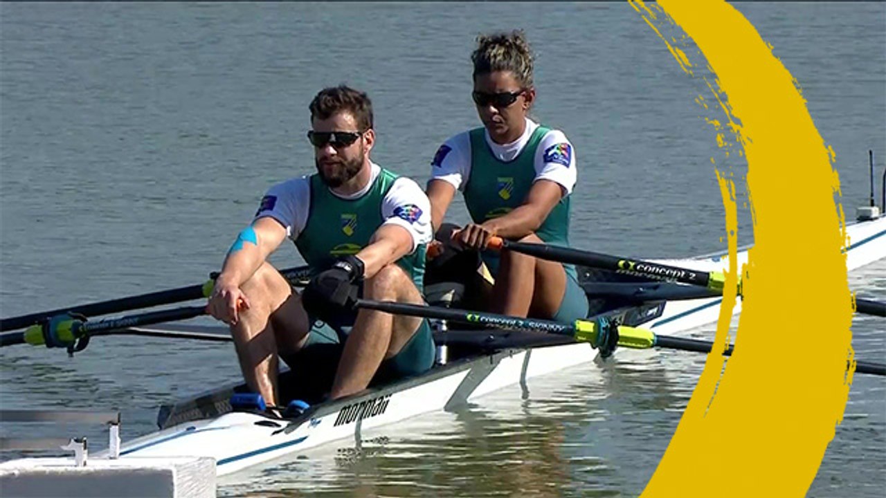 2018 FISA World Championship Plovdiv, Bulgaria - PR3 Mixed Double Sculls - Final A (PR3Mix2x)