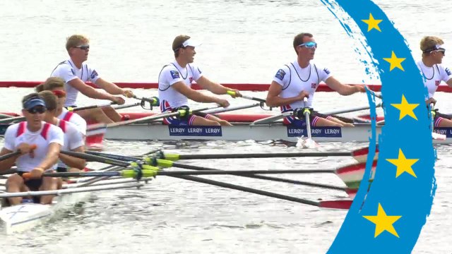 2018 European Rowing Championships - Glasgow (GBR) - Lightweight Men's Quadruple Sculls (LM4x) Preliminary Race