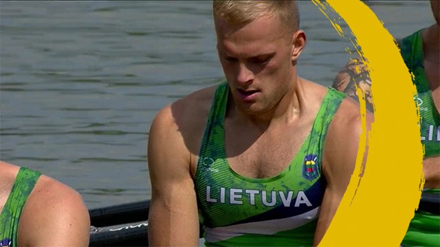 2018 FISA World Championship Plovdiv, Bulgaria - Men's Quadruple Sculls - Repechages 2 (M4x)
