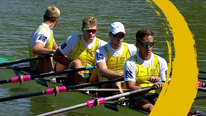 2018 FISA World Championship Plovdiv, Bulgaria - Men's Quadruple Sculls (M4x) - Final A