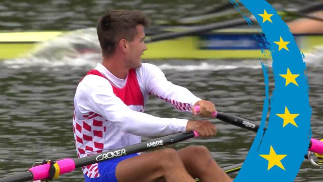 2018 European Rowing Championships - Glasgow (GBR) - Lightweight Men's Single Sculls (LM1x) Semi Final A/B 1