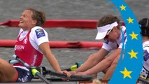 2018 European Rowing Championships - Glasgow (GBR) - Women's Quadruple Sculls (W4x) - Final A