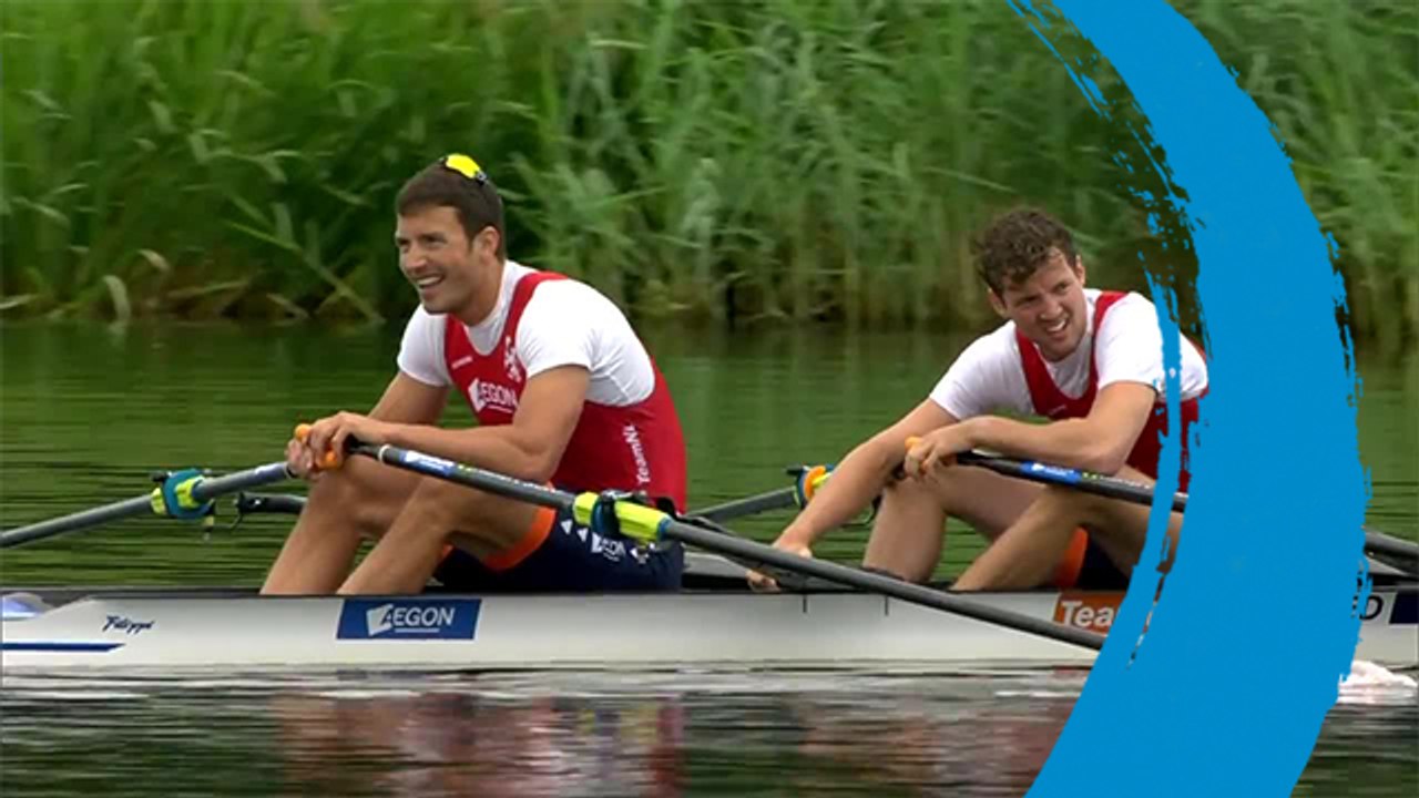 2019 World Rowing Cup 3 - Rotterdam, Netherlands - Men's Double Sculls (M2x) - Semi Final A/B 1