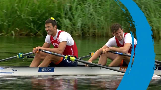 2019 World Rowing Cup 3 - Rotterdam, Netherlands - Men's Double Sculls (M2x) - Semi Final A/B 1