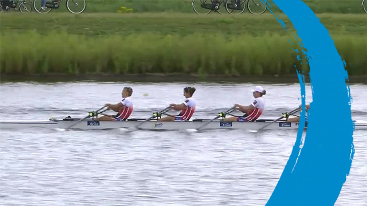2019 World Rowing Cup 3 - Rotterdam, Netherlands - Women's Quadruple Sculls (W4x) - Final A