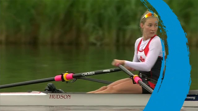2019 World Rowing Cup 3 - Rotterdam, Netherlands - Lightweight Women's Single Sculls (LW1x) - Semi Final A/B 1