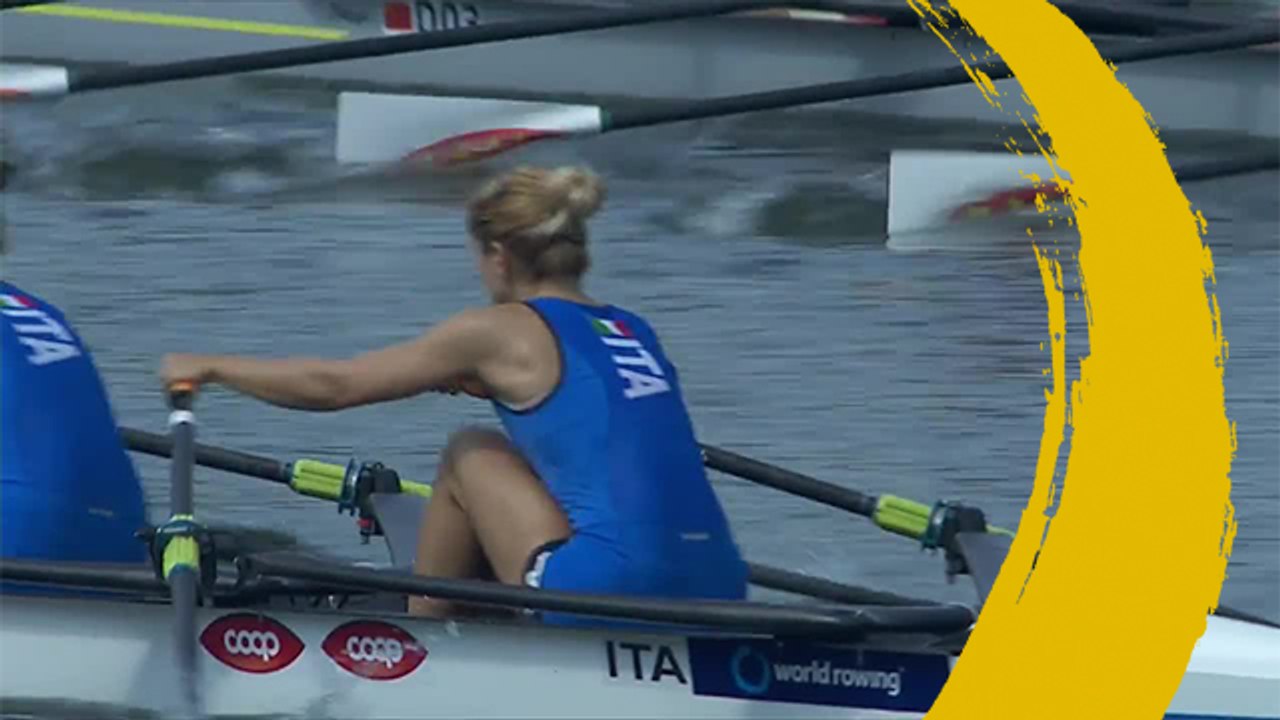 2019 World Rowing Championships - Linz, AUT - Lightweight Women's Quadruple Sculls (LW4x) - Preliminary Race